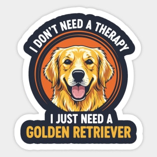 I need a Golden Retriever Sticker